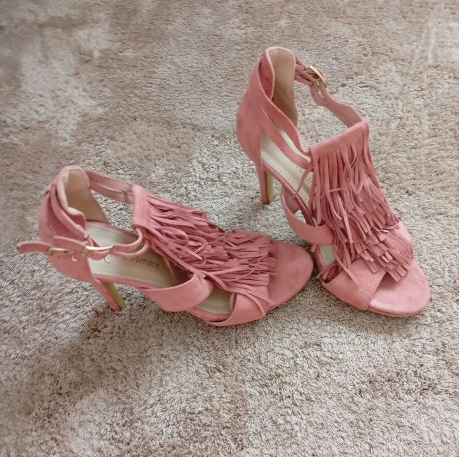 Sandalias tacón flecos Nico Amore | Talla 37